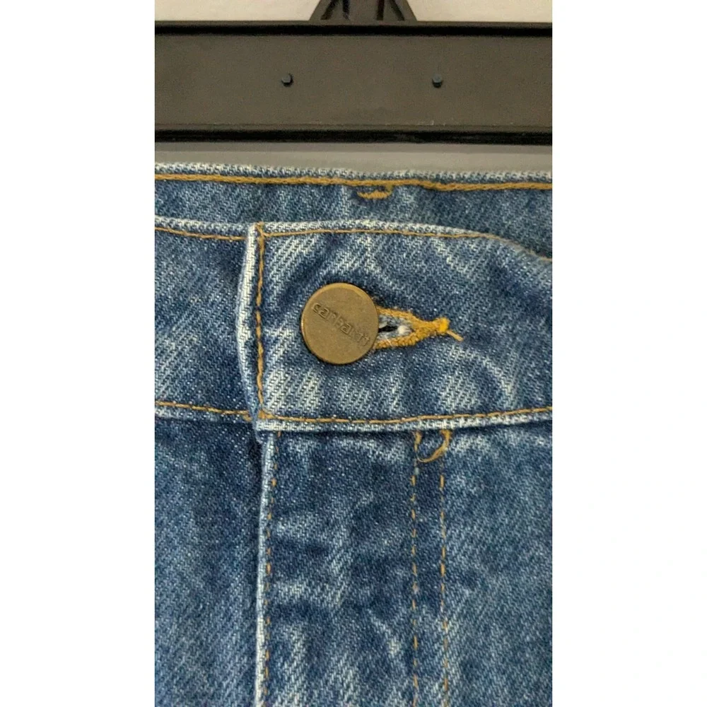 Carhartt B17 DST Relaxed Fit Straight Leg Jeans Blue Denim 44x30 Vintage 2001